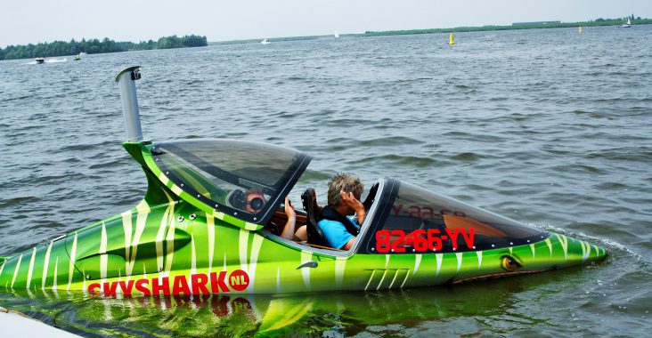 de shyshark vertrekt voor een spectaculaire tocht